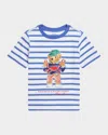 Polo Ralph Lauren Kids T-shirt In Scottsdale Blue