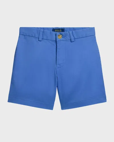 Polo Ralph Lauren Kids' Boy's Twill Preppy Shorts In Blue