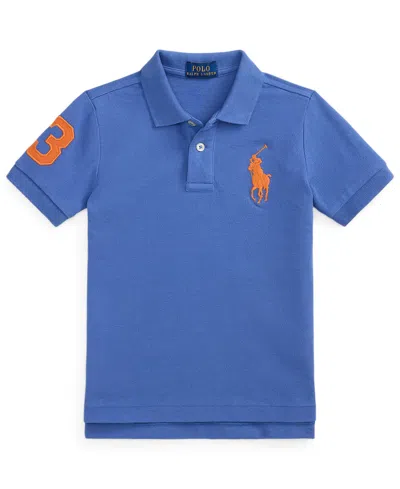 Polo Ralph Lauren Kids' Boys 2-7 Big Pony Cotton Mesh Polo Shirt In Blue