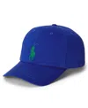 Polo Ralph Lauren Boys 2-7 Big Pony Cotton Twill Ball Cap In Blue