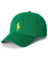 Polo Ralph Lauren Boys 2-7 Big Pony Cotton Twill Ball Cap In Green