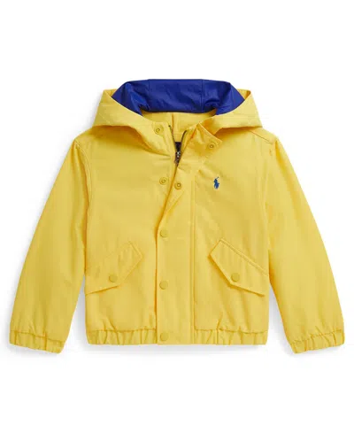 Polo Ralph Lauren Kids' Boys' 2-7 Hooded Windbreaker Jacket In Yellow