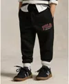 Polo Ralph Lauren Boys 2-7 Logo Fleece Jogger Pant In Black