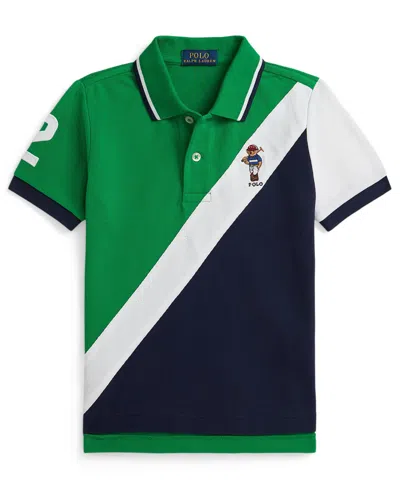 Polo Ralph Lauren Kids' Boys 2-7 Polo Bear Short-sleeve Polo Shirt In Green
