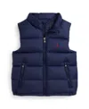 Polo Ralph Lauren Boys 2-7 Quilted Down Vest In Blue