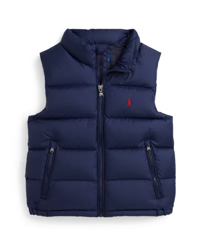 Polo Ralph Lauren Babies' Boys 2-7 Quilted Down Vest In Blue
