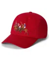 Polo Ralph Lauren Boys 8-20 Triple-pony Cotton Twill Ball Cap In Red