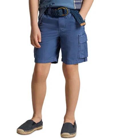 Polo Ralph Lauren Babies' Boys' 2-7 Cotton Ripstop Cargo Short In Blue