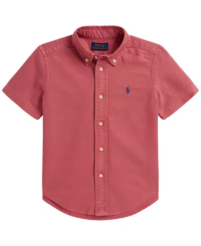 Polo Ralph Lauren Kids' Boys' 2-7 Garment-dyed Oxford Shirt In Multi