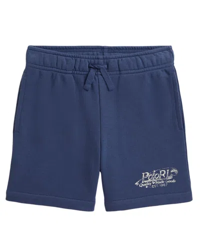 Polo Ralph Lauren Kids' Boys' 2-7 Logo French Terry Shorts In Purple