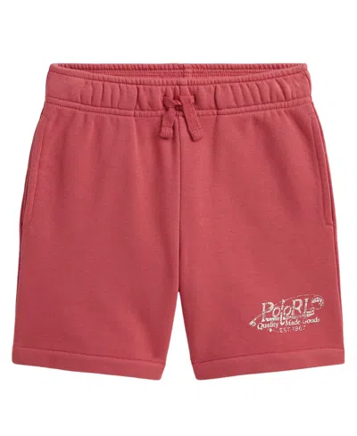 Polo Ralph Lauren Kids' Boys' 2-7 Logo French Terry Shorts In Purple