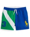 Polo Ralph Lauren Boys 2t-7 Traveler Swim Trunks In Multi