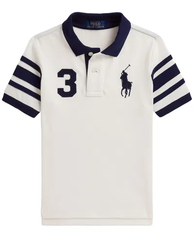Polo Ralph Lauren Kids' Boys' 2t-7 Big Pony Cotton Mesh Polo Shirt In Nevis