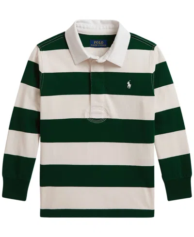 Polo Ralph Lauren Kids' Boys' 2t-7 Iconic Long-sleeve Rugby Shirt