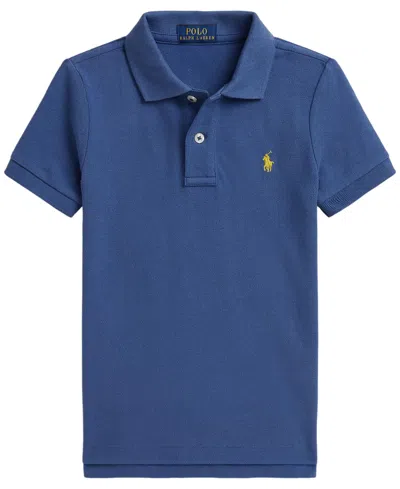 Polo Ralph Lauren Kids' Boys' 8-20 Iconic Mesh Short-sleeve Polo Shirt In Blue