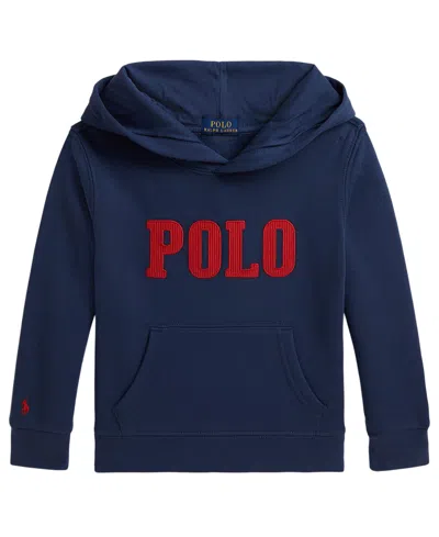 Polo Ralph Lauren Kids' Boys' 2t-7 Logo Fleece Hoodie In Blue