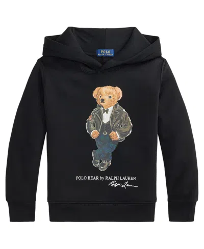 Polo Ralph Lauren Kids' Boys' 2t-7 Polo Bear Graphic Hoodie In Black