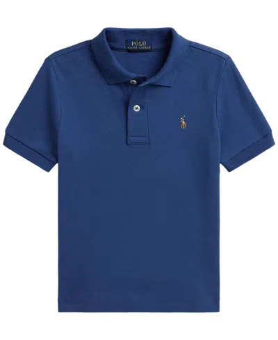 Polo Ralph Lauren Kids' Boys' 2t-7 Soft Cotton Polo Shirt In Blue
