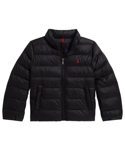 Polo Ralph Lauren Kids' Boys' 2t-7 The Colden Packable Quilted Jacket In Black