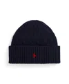 Polo Ralph Lauren Boys 6-11 Cable-knit Hat In Blue