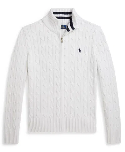 POLO RALPH LAUREN BOYS 8-20 CABLE-KNIT FULL-ZIP SWEATER