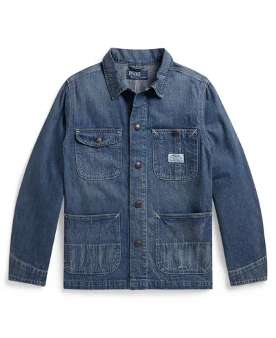 Polo Ralph Lauren Kids' Boys' 8-20 Long-sleeve Denim Heritage Jacket In Blue