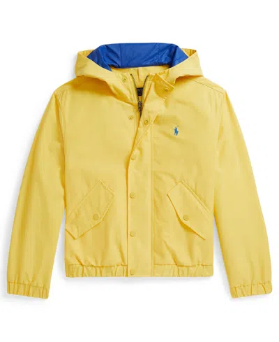 Polo Ralph Lauren Kids' Boys' 8-20 Long-sleeve Windbreaker Jacket In Yellow
