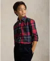 Polo Ralph Lauren Boys 2-7 Plaid Oxford Shirt In Multi