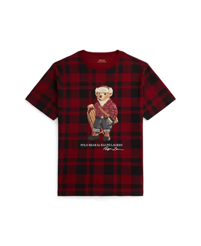 POLO RALPH LAUREN BOYS 8-20 PLAID SHORT SLEEVES T-SHIRT