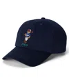 Polo Ralph Lauren Boys 8-20 Polo Bear Cotton Twill Ball Cap In Blue