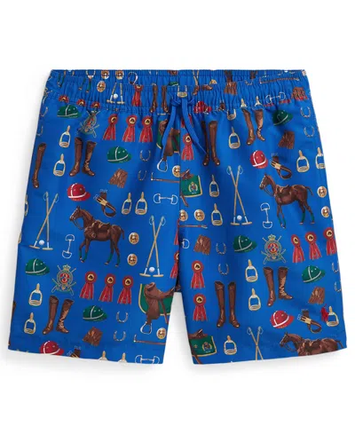 POLO RALPH LAUREN BOYS 8-20 TRAVELER SWIM TRUNKS