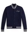 Polo Ralph Lauren Boys 8-20 Triple-pony Collar Baseball Jacket In Blue