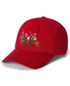 Polo Ralph Lauren Boys 8-20 Triple-pony Cotton Twill Ball Cap In Red