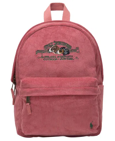 Polo Ralph Lauren Kids' Boys' 8-20 14" Corduroy Backpack In Pink