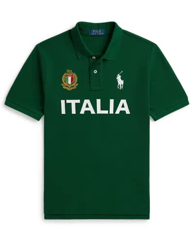 Polo Ralph Lauren Kids' Boys' 8-20 Italy Cotton Mesh Polo Shirt In Green