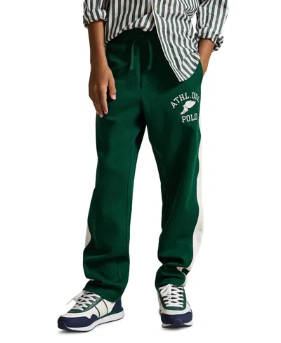 Polo Ralph Lauren Kids' Boys' 8-20 Logo Double-knit Track Pants In Green