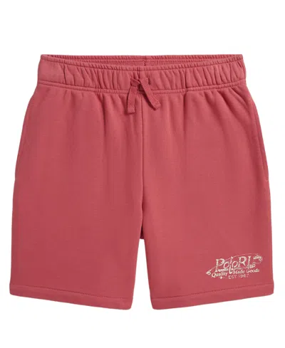 Polo Ralph Lauren Kids' Boys' 8-20 Logo French Terry Shorts In Purple