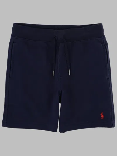 Polo Ralph Lauren Boys' Athletic Cotton Short-shorts In Blue