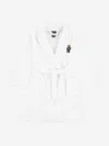 Polo Ralph Lauren Logo Terry Robe In White
