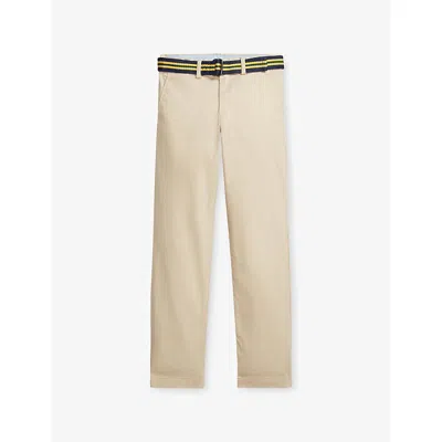 Polo Ralph Lauren Kids' Boys' Bedford Slim-fit Flex Abrasion Stretch-cotton Trousers Khaki