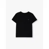 Polo Ralph Lauren Kids' Black Boys' Logo-embroidered Cotton-jersey T-shirt