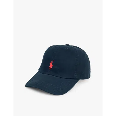 Polo Ralph Lauren Black Kids' Logo-embroidered Cotton Cap