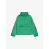 Polo Ralph Lauren Polo Sport Hooded Half-zip Jacket In Stem