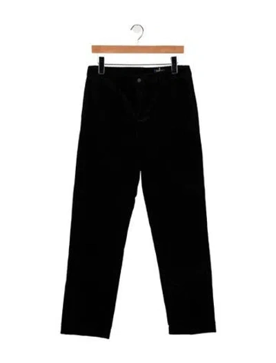 Pre-owned Polo Ralph Lauren Kids' Boys' Corduroy Straight Leg Pants In Black
