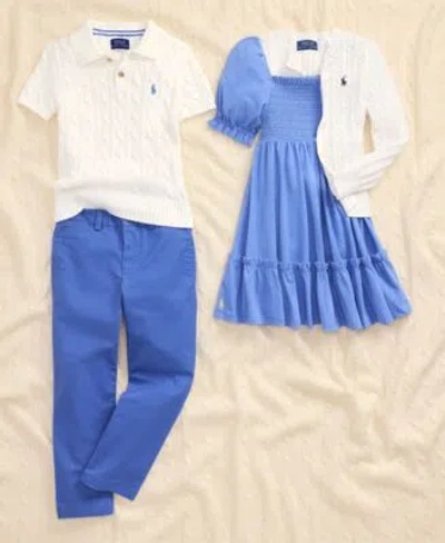 Polo Ralph Lauren Kids' Boys Girls Sibling Matching Moment In Scottsdale Blue