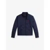 Polo Ralph Lauren Quilted Long-sleeve Jacket In Blue