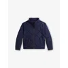Polo Ralph Lauren Quilted Long-sleeve Jacket In Blue