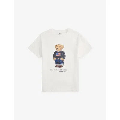 Polo Ralph Lauren Kids T-shirt Polo Bear Crew N In White