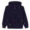 Polo Ralph Lauren Polo Pony-motif Hoodie In Blue