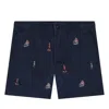 Polo Ralph Lauren Polo Prepster Embroidered Chino Short In Blue